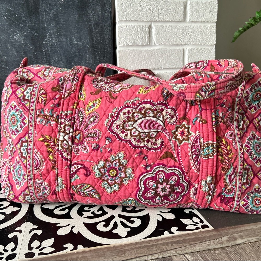 Vera Bradley Color Me Coral Large Duffel